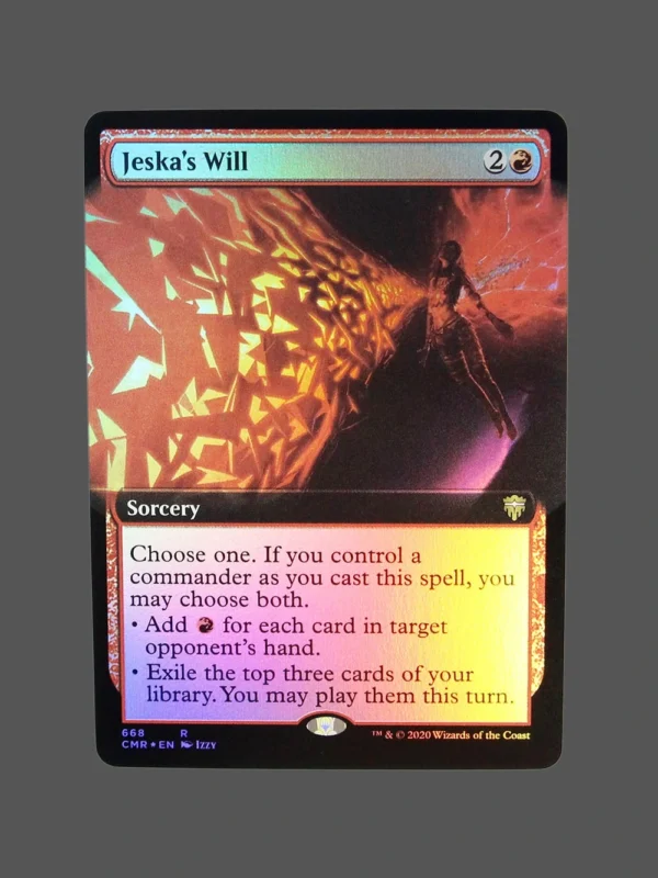 Jeska's Will Foil MTG Proxy | Commander Legends