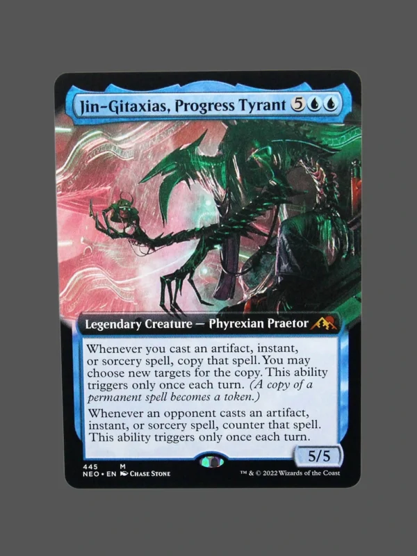 Jin-Gitaxias, Progress Tyrant Holo MTG Proxy | Neon Dynasty