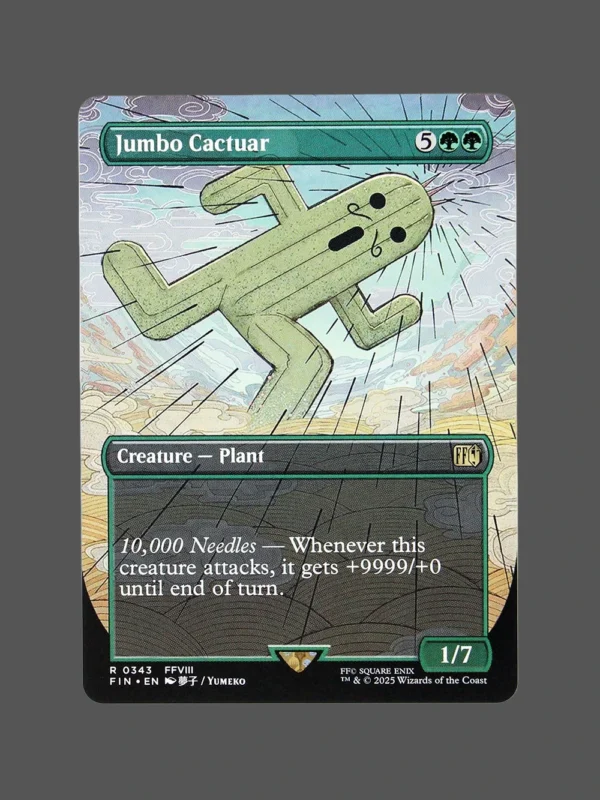 Jumbo Cactuar Holo MTG Proxy | Final Fantasy