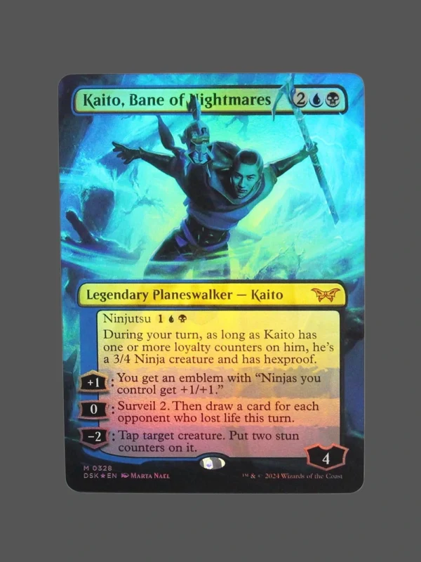 Kaito, Bane of Nightmares Foil MTG Proxy | Dusk to Dawn