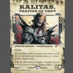 Kalitas, Traitor of Ghet Holo MTG Proxy | Secret Lair Drop