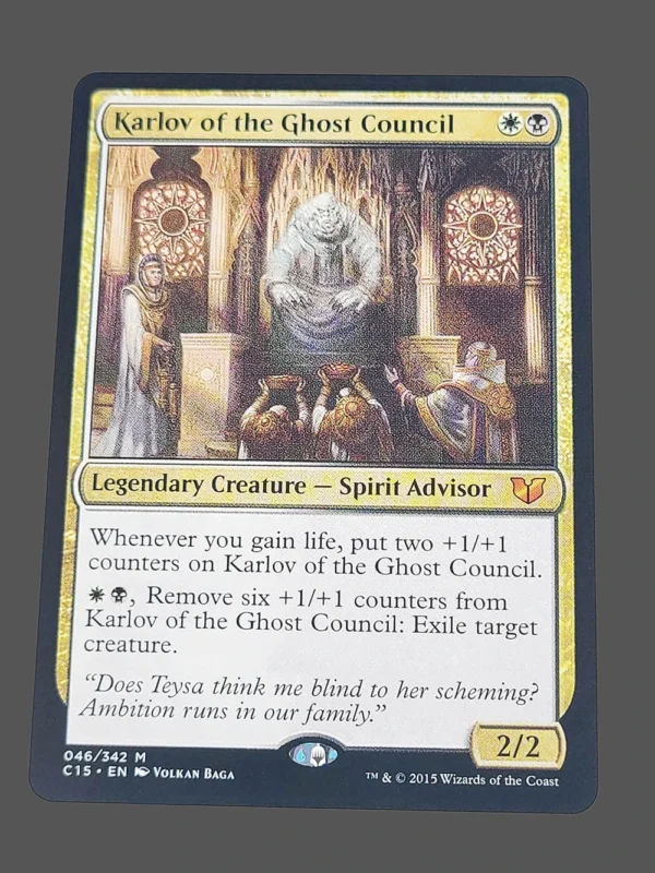 Karlov of the Ghost Council Holo MTG Proxy | Conspiracy