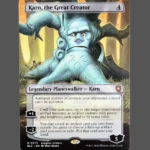 Karn, the Great Creator Holo MTG Proxy | Battle for Baldur's Gate