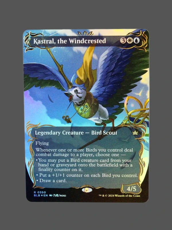 Kastral, the Windcrested Raised Foil MTG Proxy | Bloomburrow