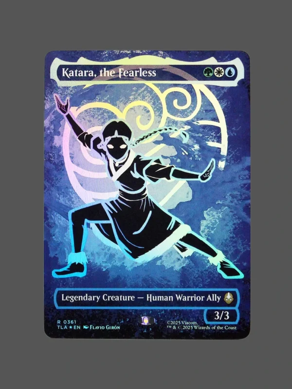 Katara, the Fearless Foil MTG Proxy | The Lost Caverns of Ixalan