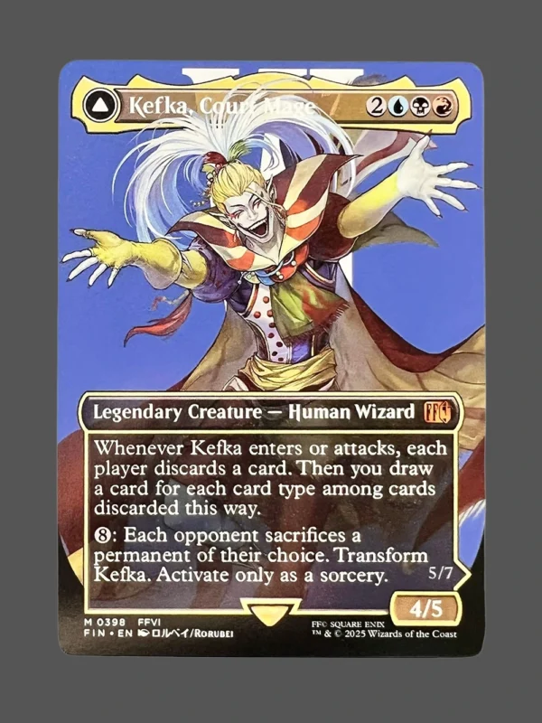 Kefka, Court Mage Holo MTG Proxy | Forgotten Faith