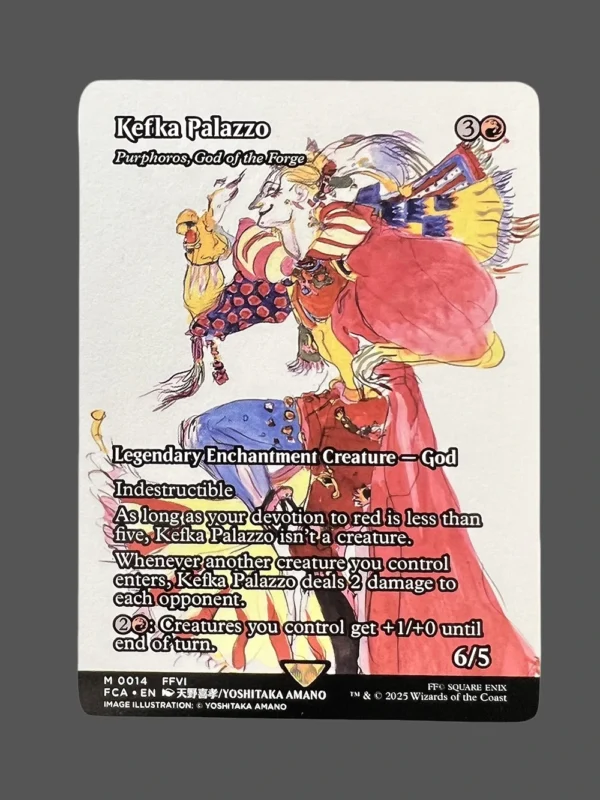 Kefka Palazzo Holo MTG Proxy | Foundations of the Forge