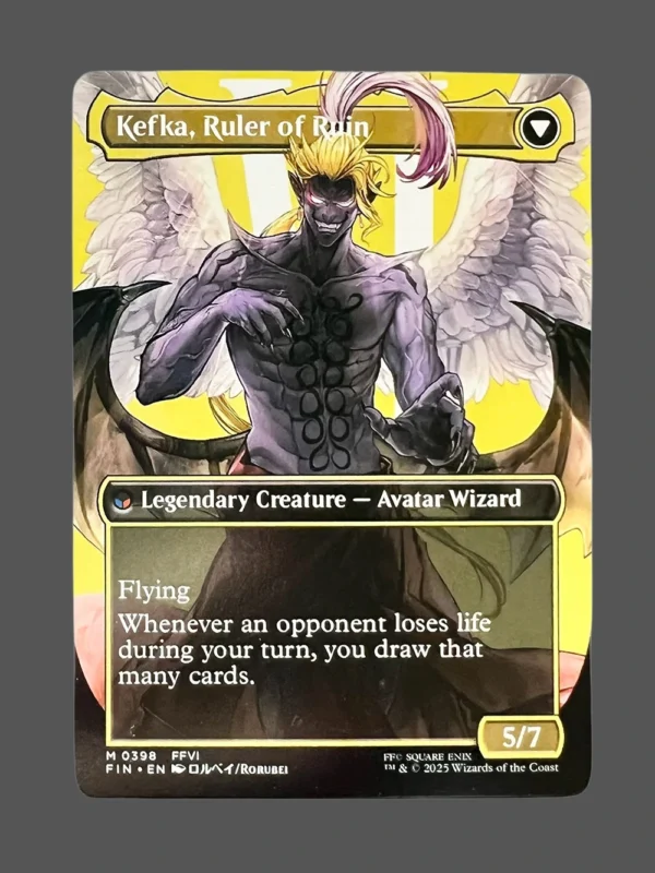 Kefka, Ruler of Ruin Holo MTG Proxy | Final Fantasy