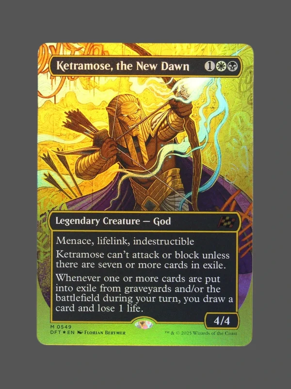 Ketramose, the New Dawn Foil MTG Proxy | Duskmourn: House of Horror