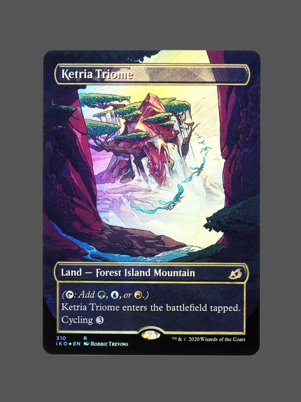 Ketria Triome Foil MTG Proxy | Ikoria: Lair of Behemoths