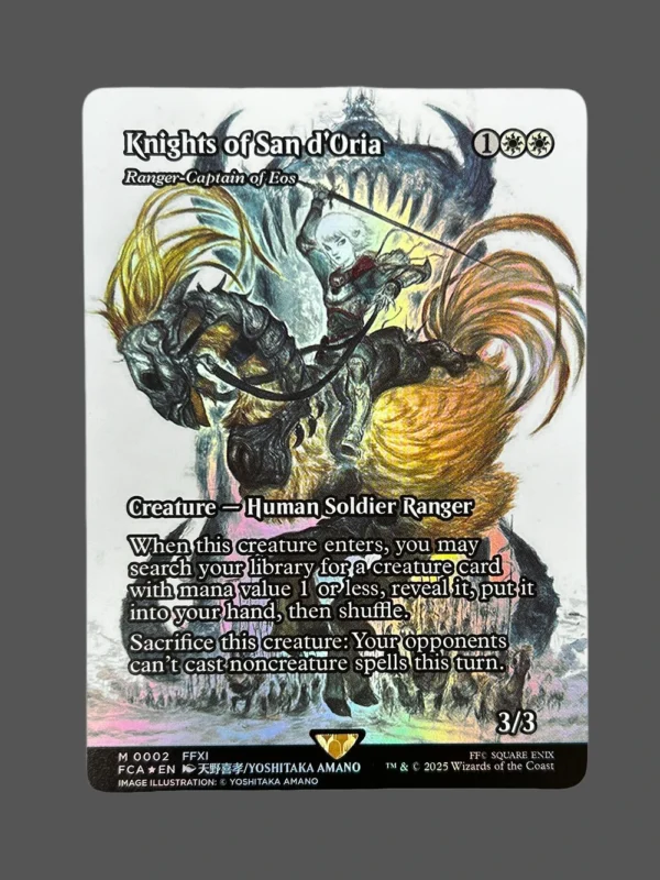 Knights of San d'Oria Foil MTG Proxy | Final Fantasy