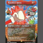 Knuckles's Gloves Holo MTG Proxy | Streets of New Capenna