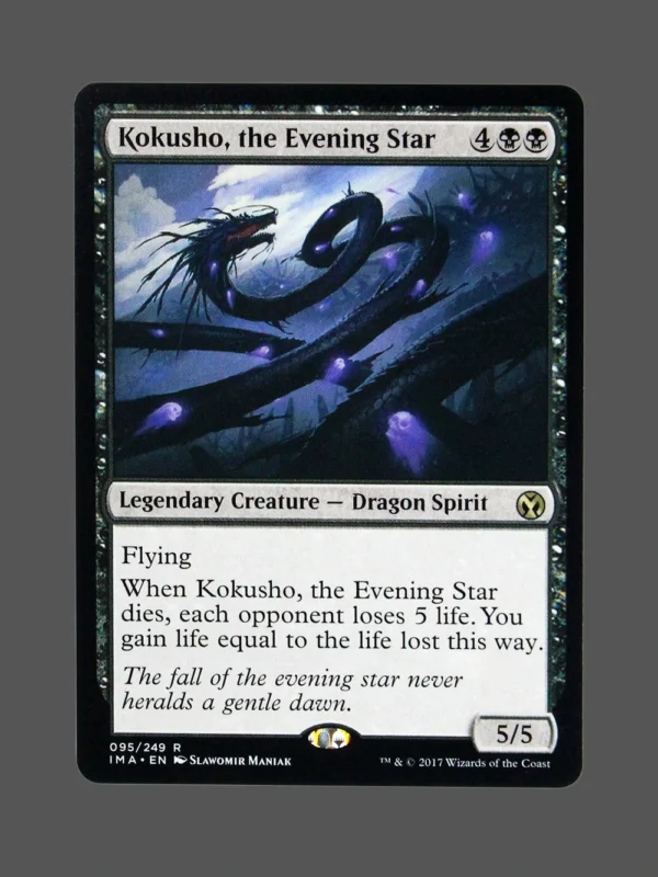 Kokusho, the Evening Star Holo MTG Proxy | Ixalan
