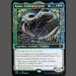 Koma, Cosmos Serpent Holo MTG Proxy | Kaldheim