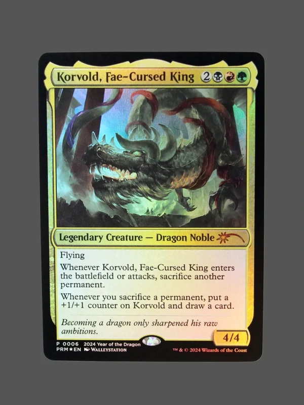 Korvold, Fae-Cursed King Foil MTG Proxy | Year of the Dragon