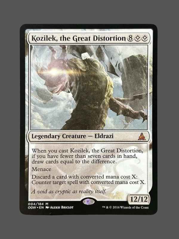 Kozilek, the Great Distortion Holo MTG Proxy | Oath of the Gatewatch