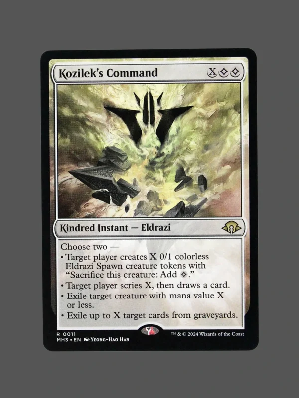 Kozilek's Command Holo MTG Proxy | Modern Horizons 3