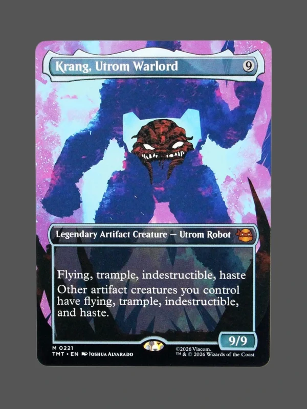 Krang, Utrom Warlord Holo MTG Proxy | TMNT