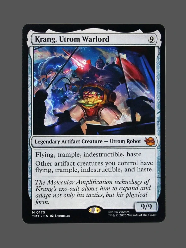 Krang, Utrom Warlord Holo MTG Proxy | TMNT