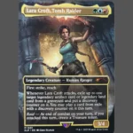 Lara Croft, Tomb Raider Holo MTG Proxy | Secret Lairs