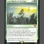 Last March of the Ents Holo MTG Proxy | Lord of the Rings