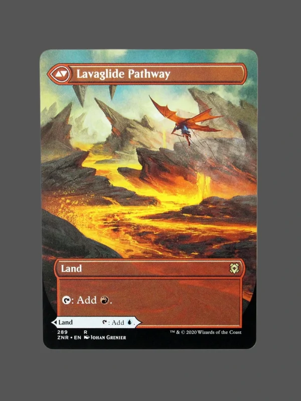 Lavaglide Pathway Holo MTG Proxy | Zendikar Rising