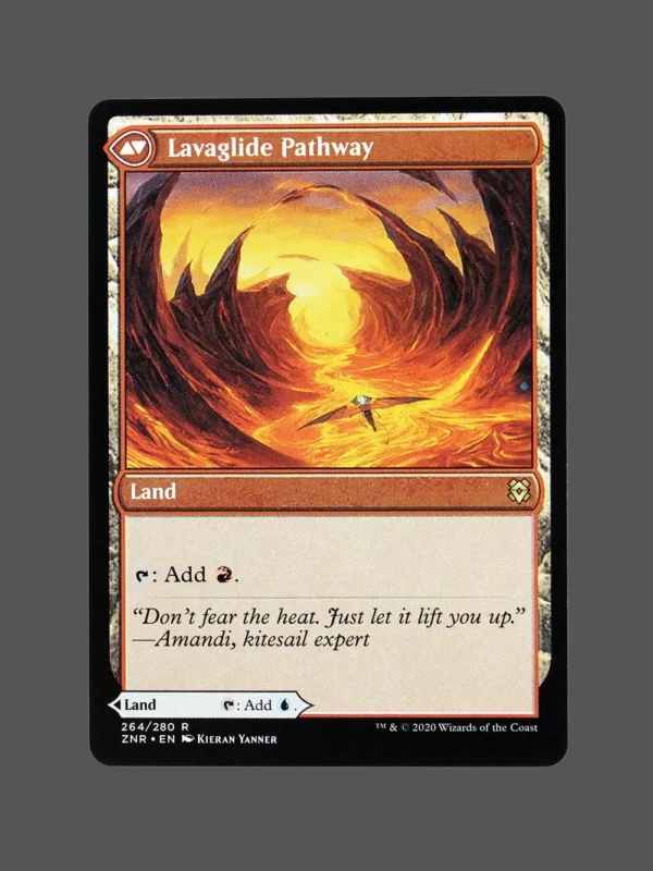 Lavaglide Pathway Holo MTG Proxy | Zendikar Rising