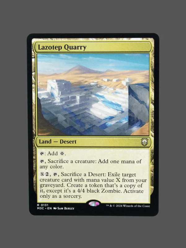 Lazotep Quarry Holo MTG Proxy | March of the Machine