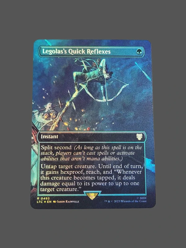 Legolas's Quick Reflexes Foil MTG Proxy | The Lord of the Rings