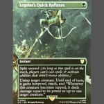 Legolas's Quick Reflexes Holo MTG Proxy | Lord of the Rings