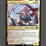 Lightning, Army of One Holo MTG Proxy | Final Fantasy