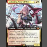 Lightning, Army of One Holo MTG Proxy | Final Fantasy