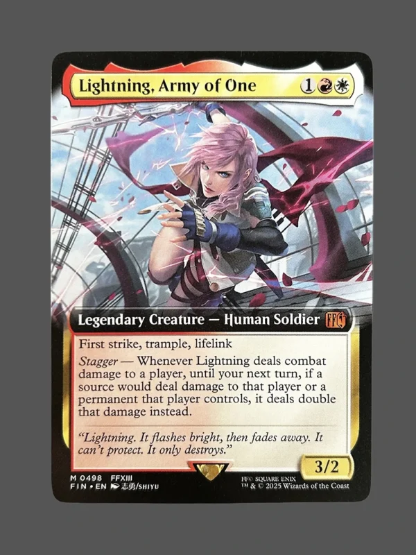 Lightning, Army of One Holo MTG Proxy | Final Fantasy