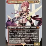 Lightning, Army of One Holo MTG Proxy | Final Fantasy