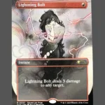 Lightning Bolt Holo MTG Proxy | Secret Lair Prize