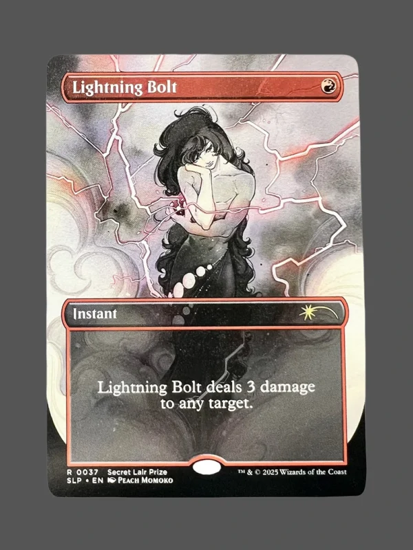 Lightning Bolt Holo MTG Proxy | Secret Lair Prize