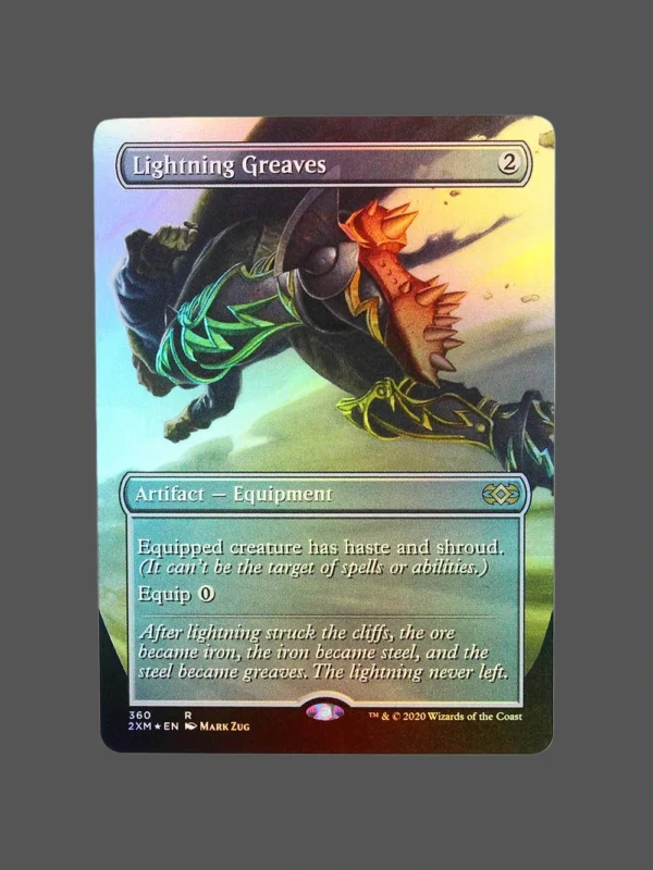 Lightning Greaves Foil MTG Proxy | Double Masters 2022