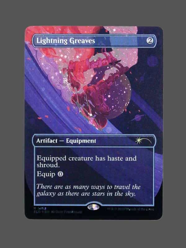 Lightning Greaves Galaxy Foil MTG Proxy | Zendikar Rising