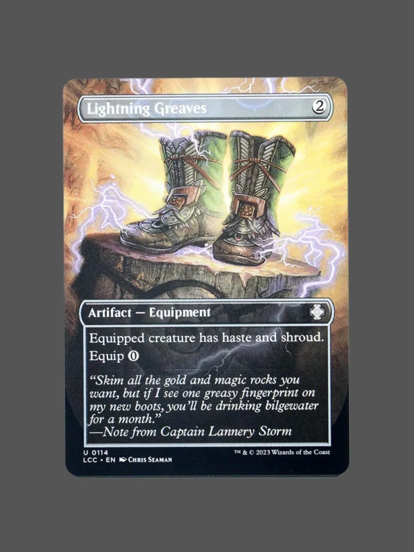 Lightning Greaves Regular MTG Proxy | Lost Caverns of Ixalan