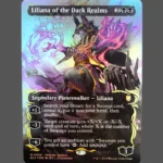Liliana of the Dark Realms Foil MTG Proxy | Bloomburrow
