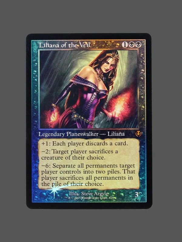Liliana of the Veil Foil MTG Proxy | Masters 25