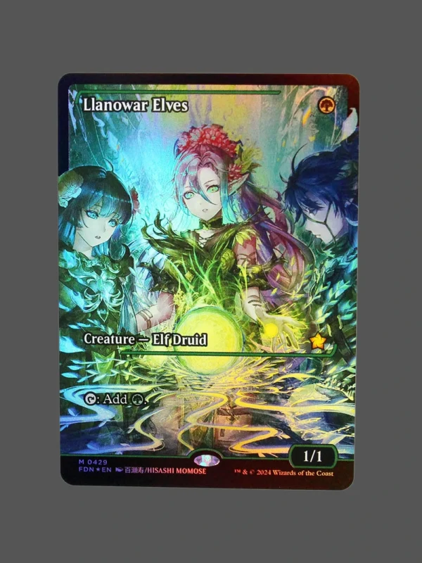 Llanowar Elves Foil MTG Proxy | Foundations