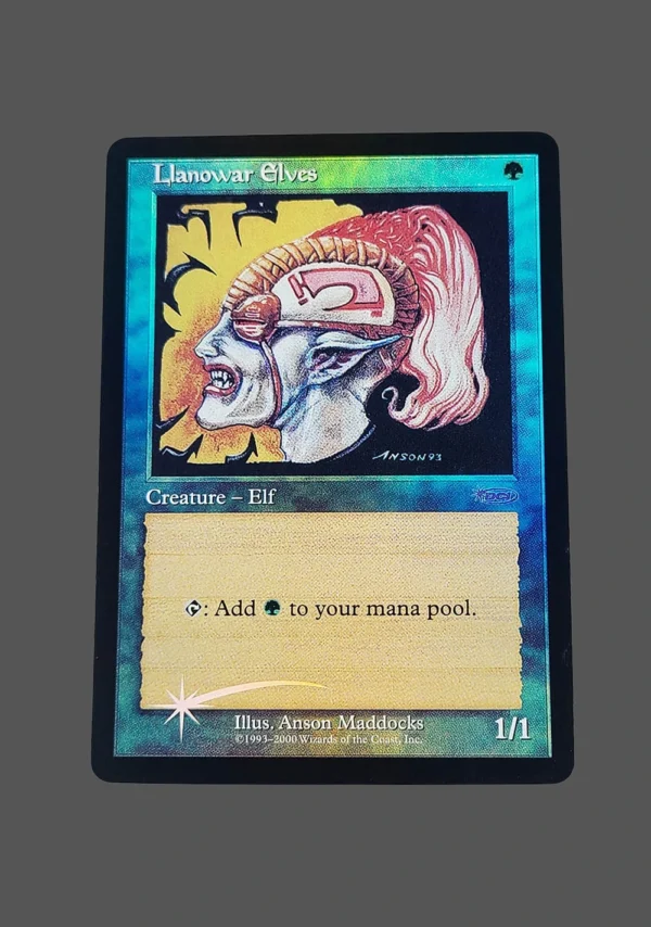 Llanowar Elves Foil MTG Proxy | Magic: The Gathering
