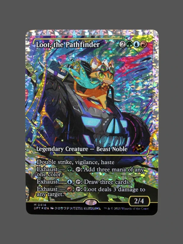 Loot, the Pathfinder Fracture Foil MTG Proxy | DFT