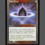 Lotus Petal Foil MTG Proxy | Antiquities