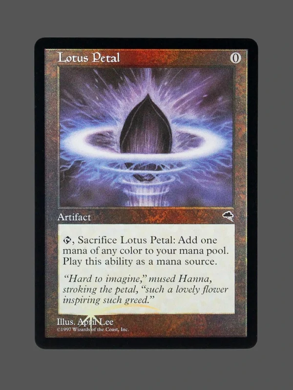 Lotus Petal Foil MTG Proxy | Antiquities