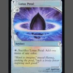 Lotus Petal Foil MTG Proxy | Masters 25