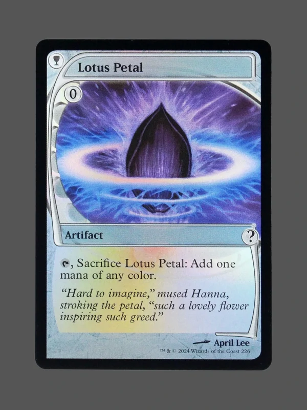 Lotus Petal Foil MTG Proxy | Masters 25