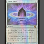 Lotus Petal Vault Foil MTG Proxy | 10th Edition