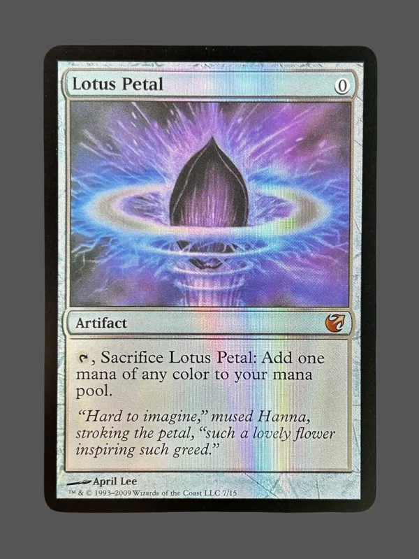 Lotus Petal Vault Foil MTG Proxy | 10th Edition